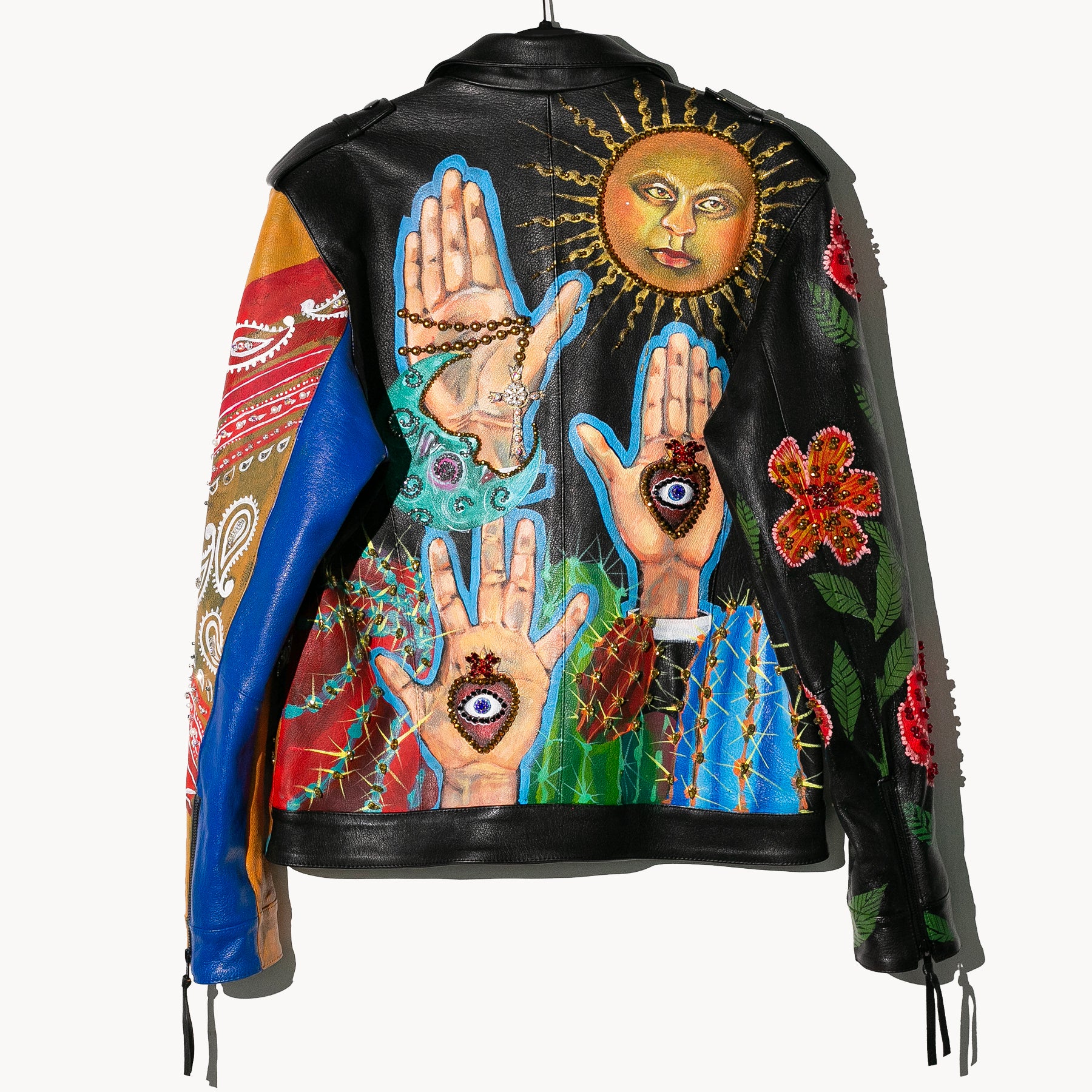 Biker jacket virgen de guadalupe