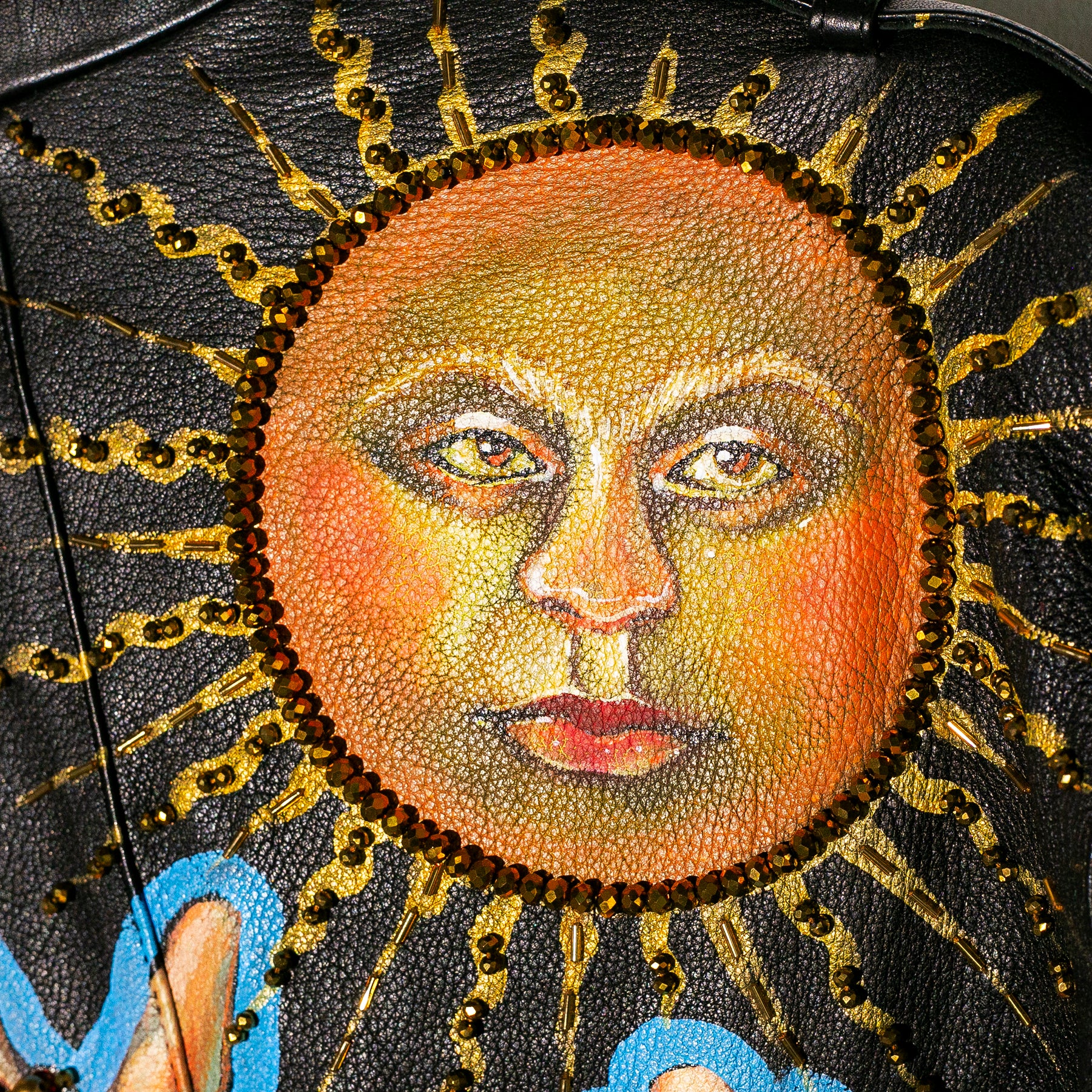 Biker jacket virgen de guadalupe