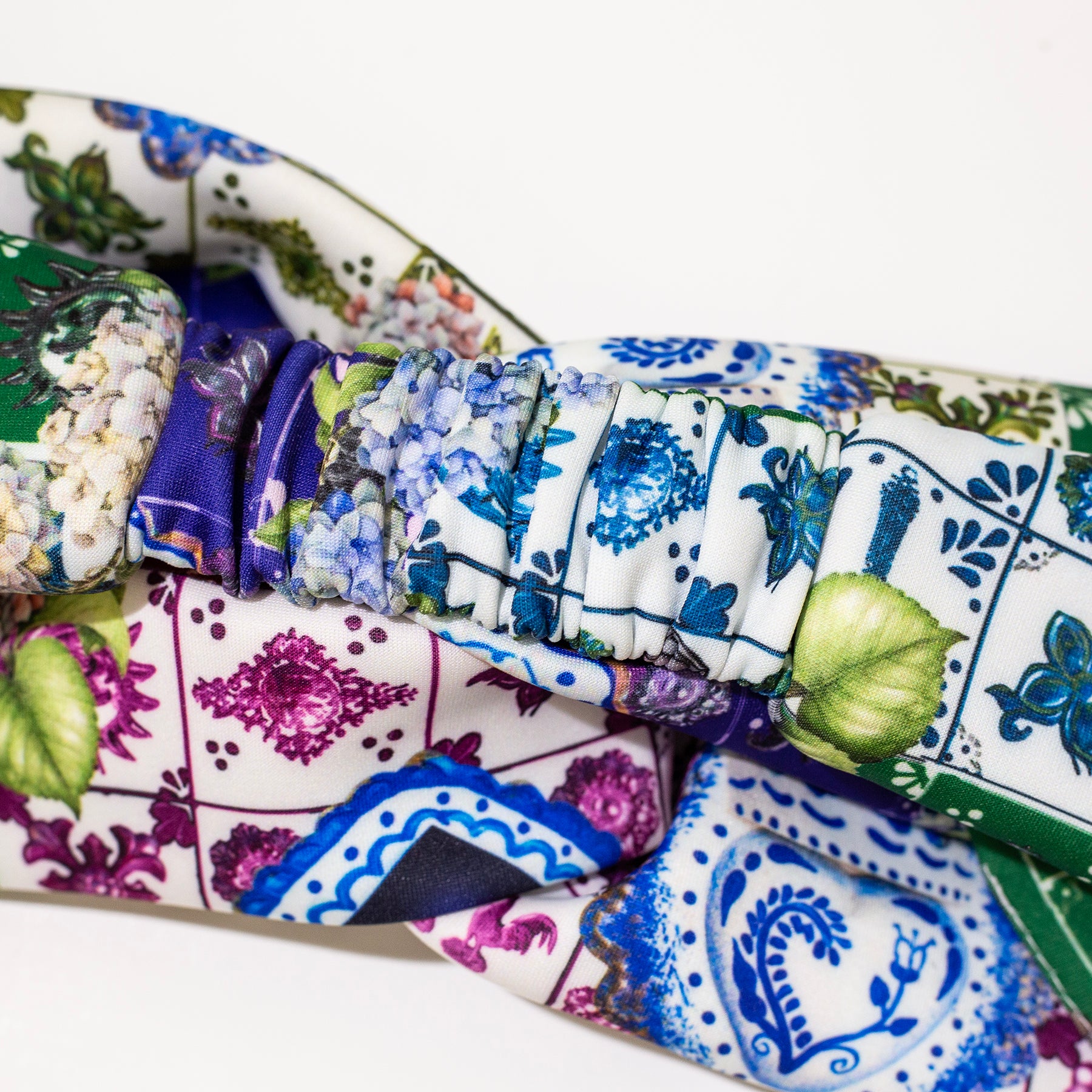 Turbante cruzado talavera colores
