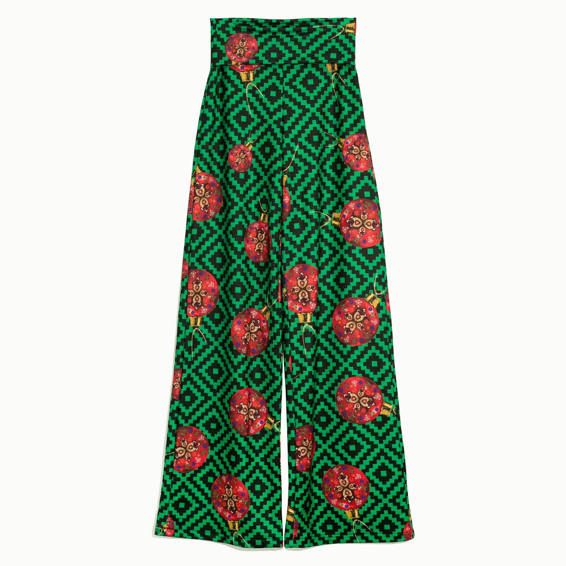 Pantalón wide leg esferas