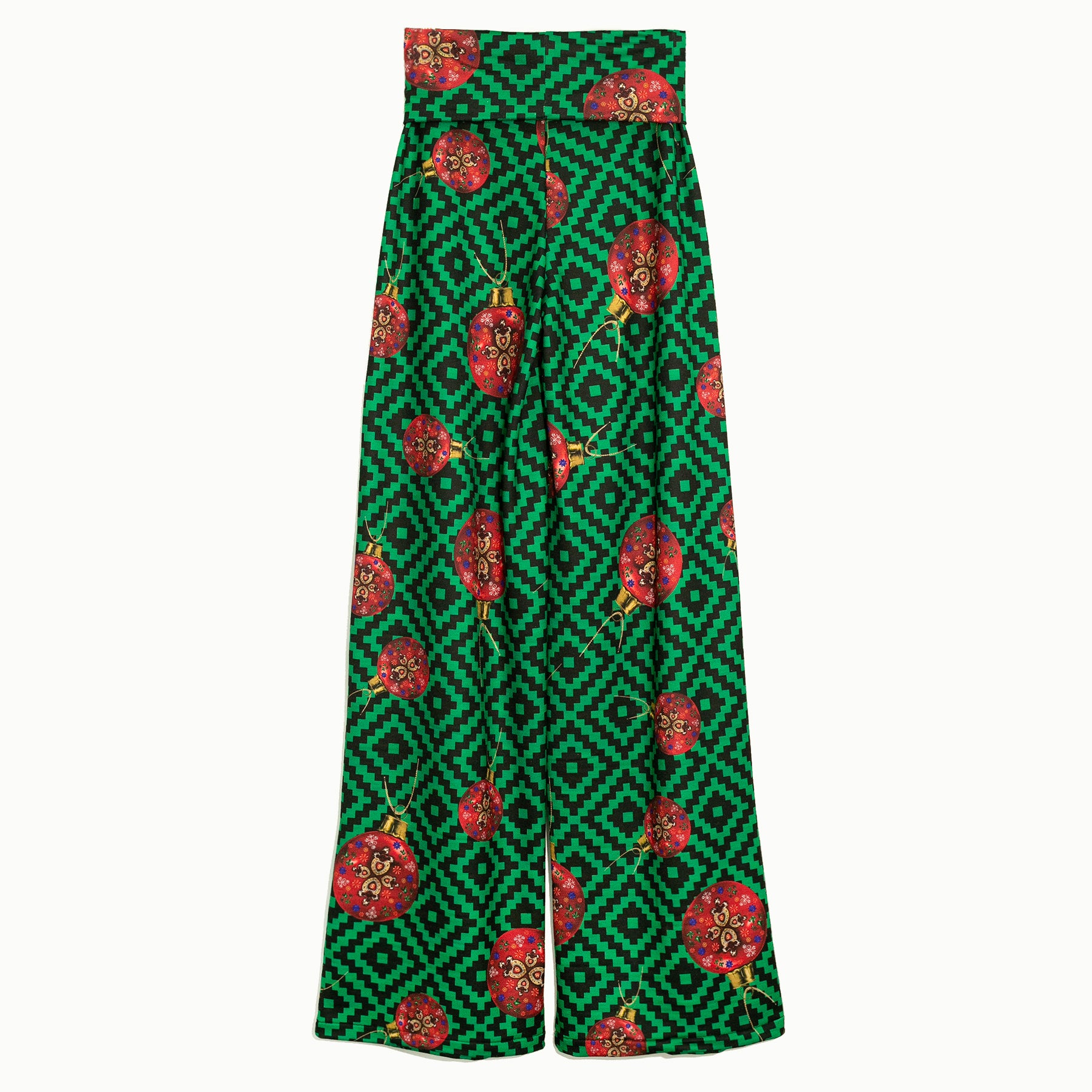 Pantalón wide leg esferas