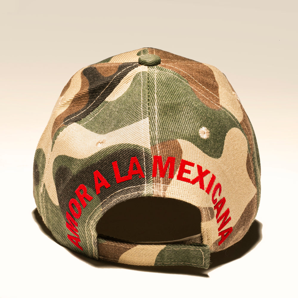Baseball cap camuflaje Amor a la Mexicana