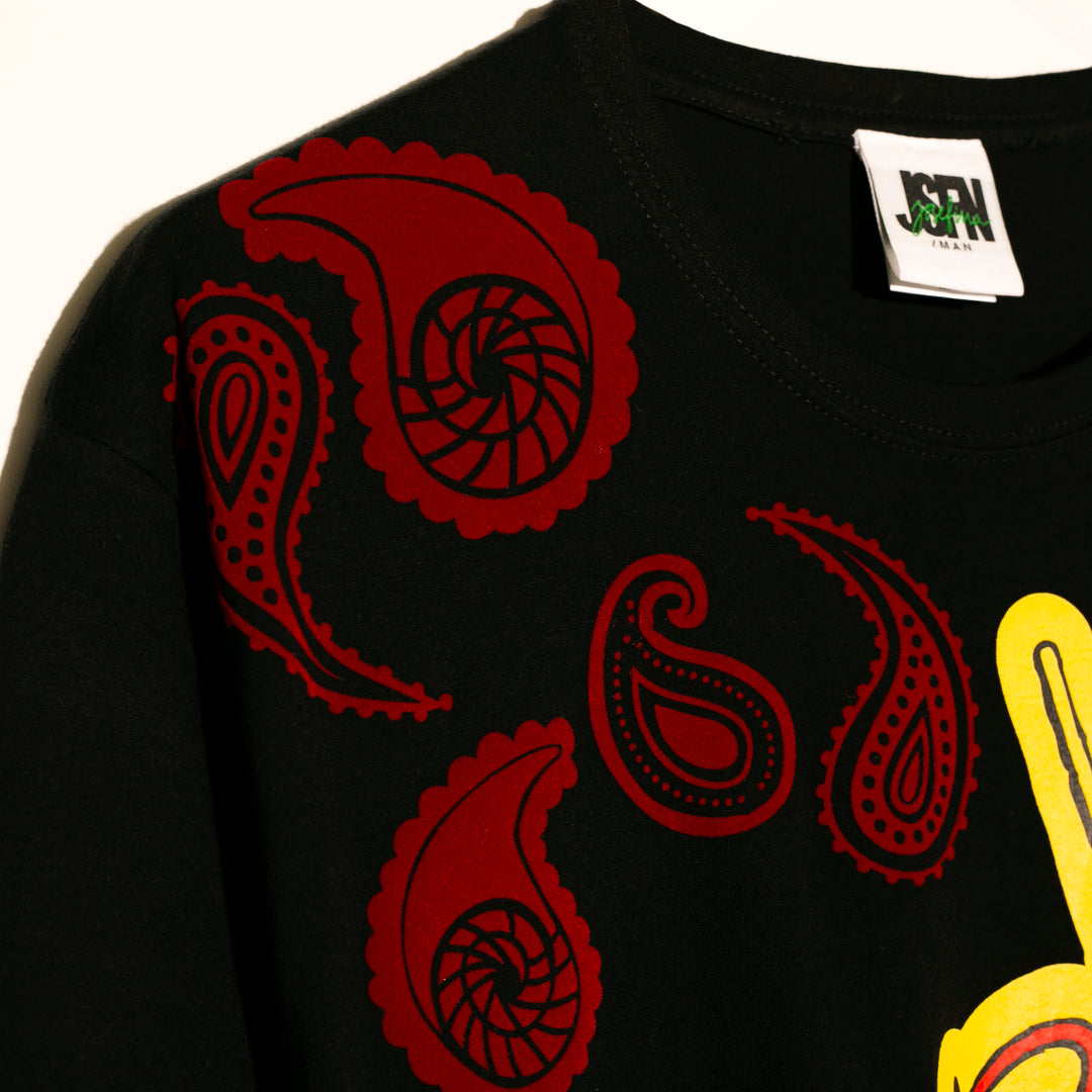 El Diablo tee negra-bandana style