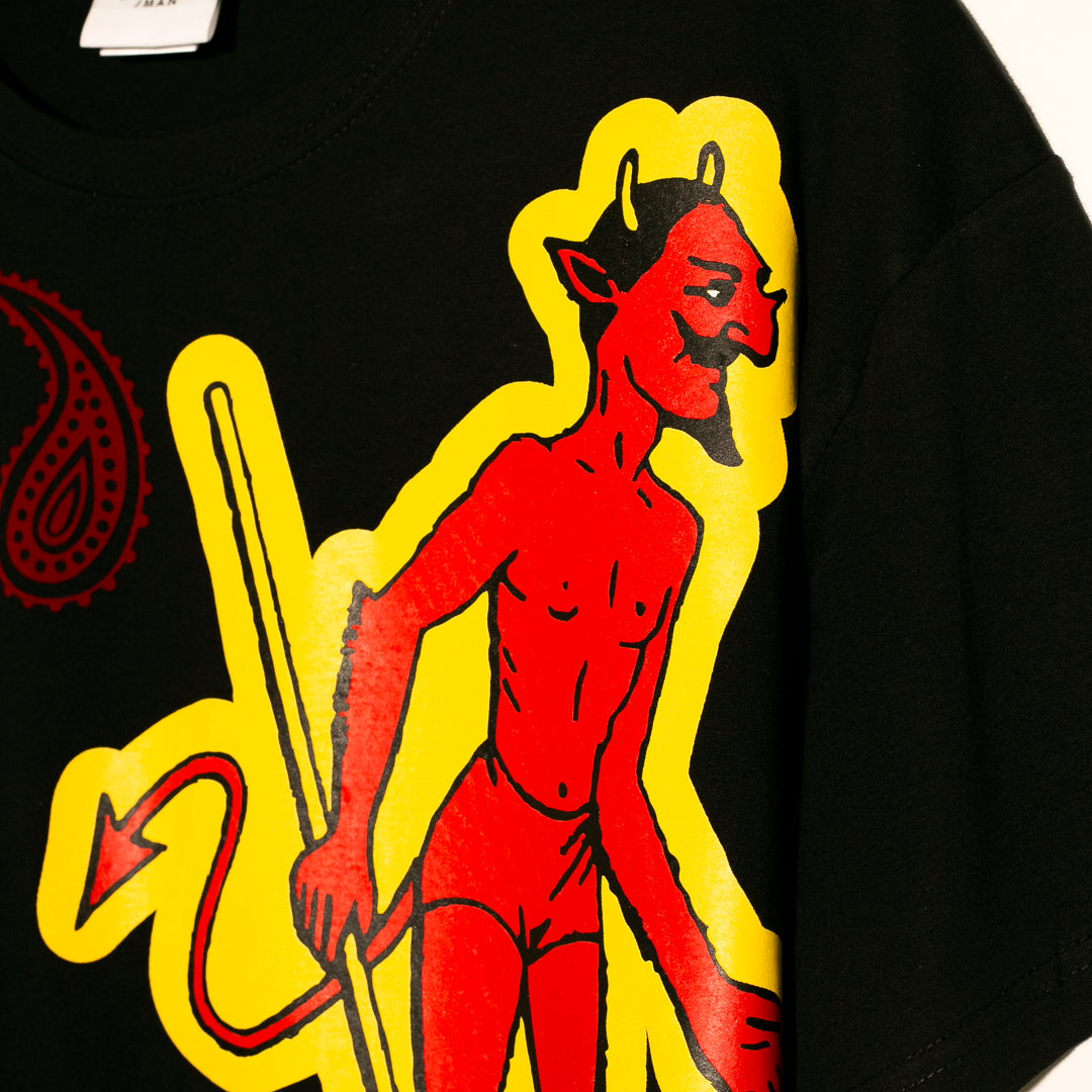 El Diablo tee negra-bandana style
