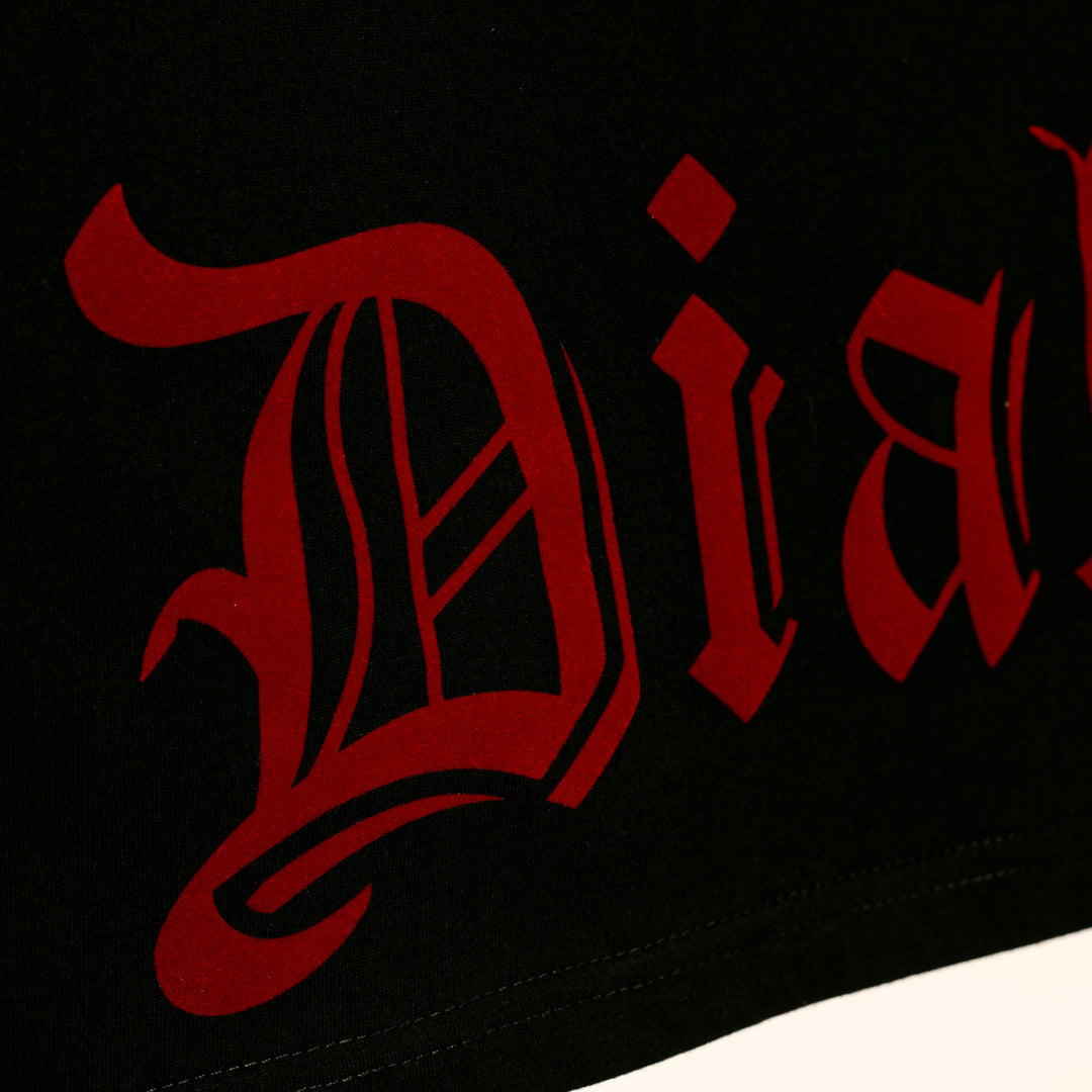 El Diablo tee negra-bandana style