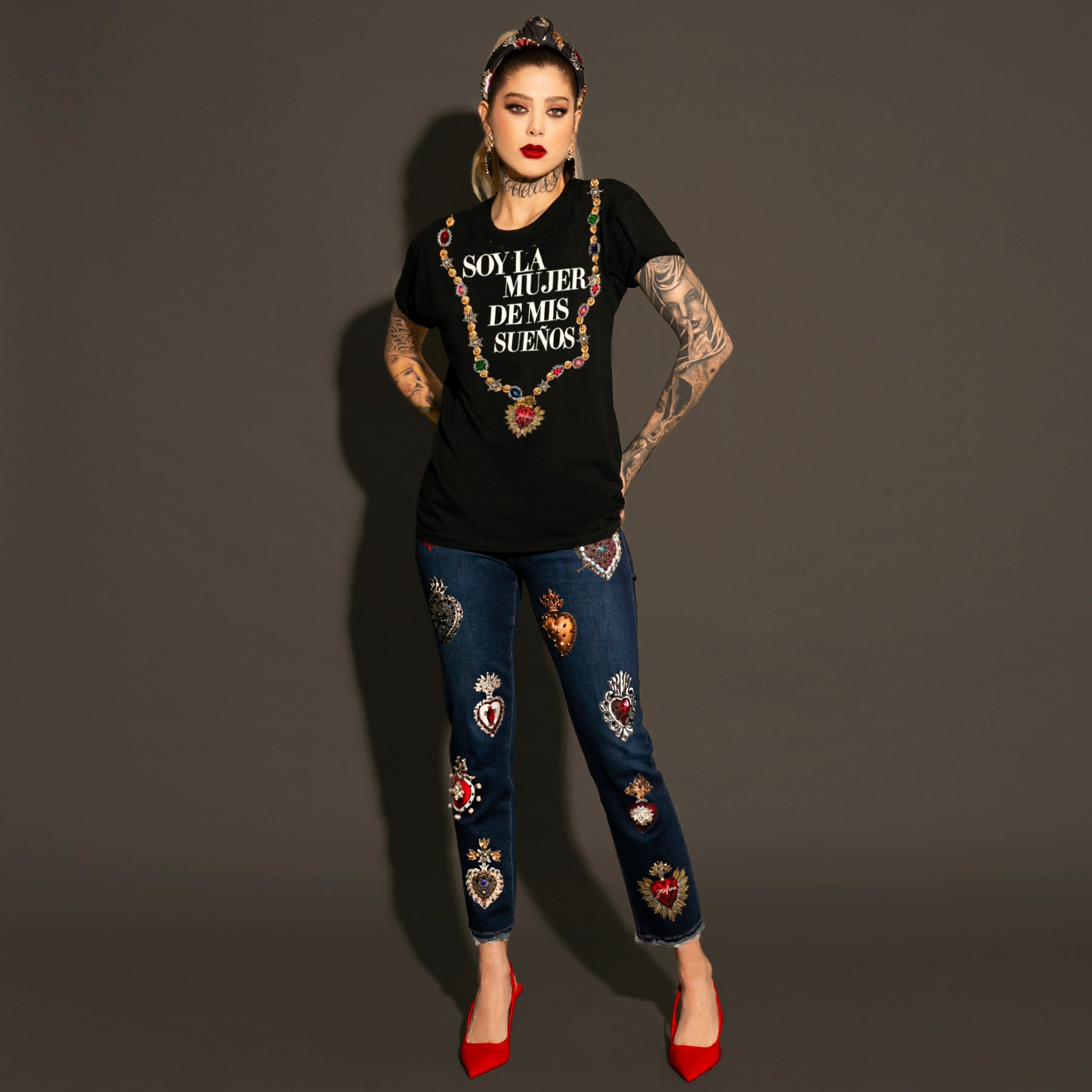 Tee negra Soy la mujer de mis sueños