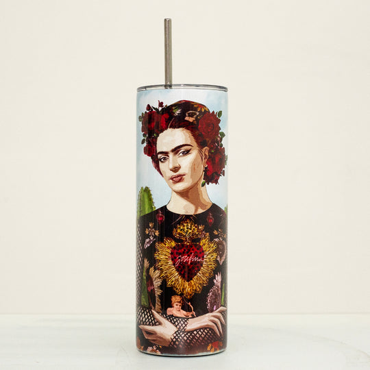 Vaso termico Frida con popote