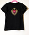 BLUSA NEGRA KIDS CORAZON