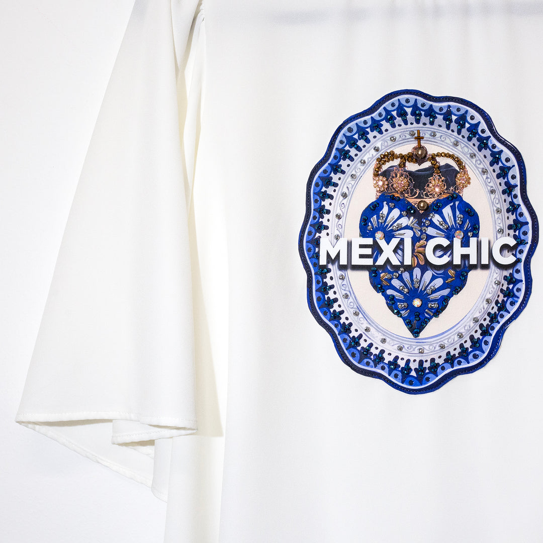 BLUSA OFF WHITE MEXI CHIC