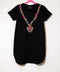 T shirt dress kids collar