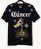 T shirt negra Cáncer bordada