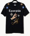 T shirt negra Escorpión bordada